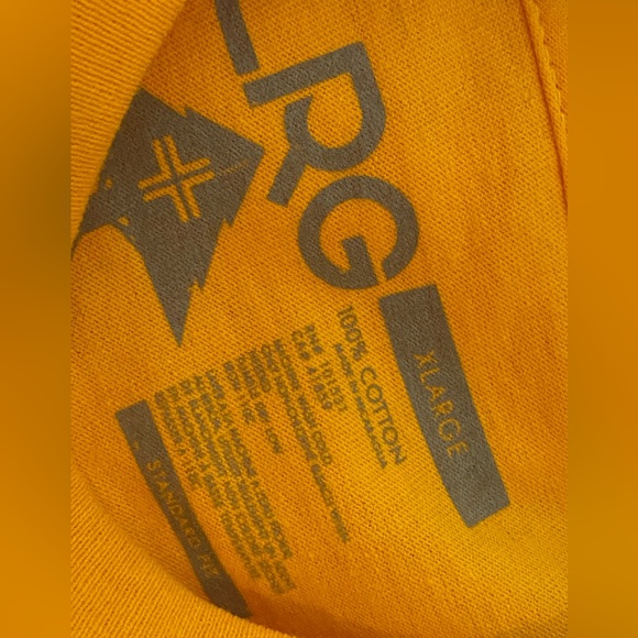 LRG t-shirt mens XL Yellow T-Shirt-NWT - Picture 3 of 3